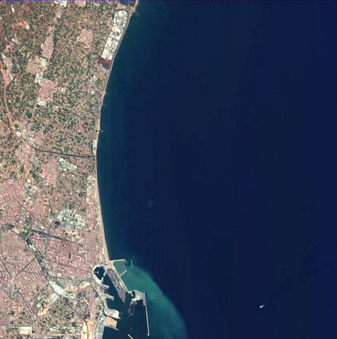 Satellite image of Valencia 2005