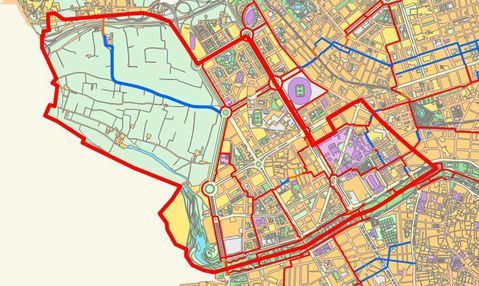 Campanar district map