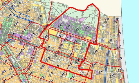 Algirós district map