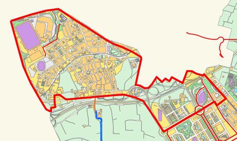 Mapa del distrito de Poblats de l'Oest