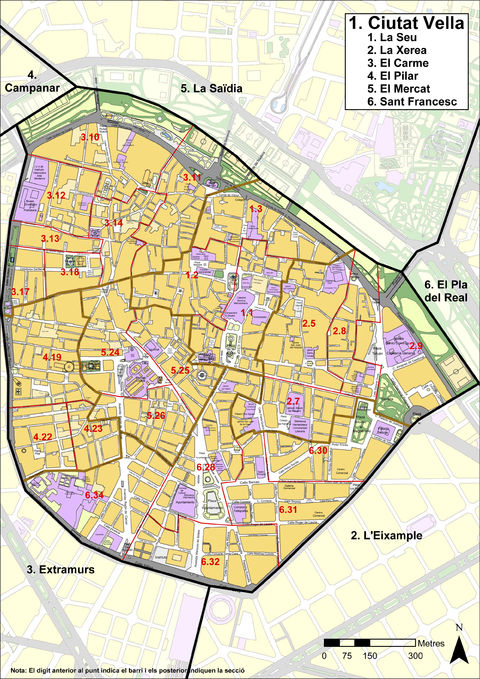 Ciutat Vella district, Valencia