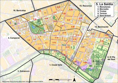 La Saïdia district, Valencia