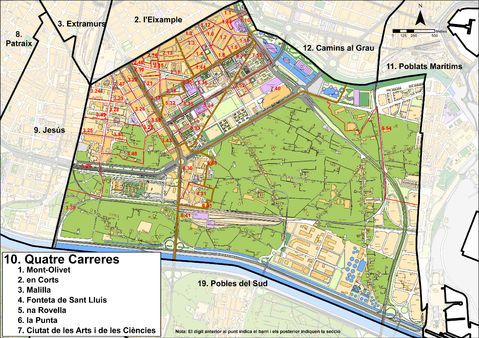 Distrito de Quatre Carreres, Valencia