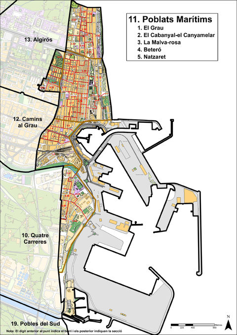 Poblats Marítims districts, Valencia