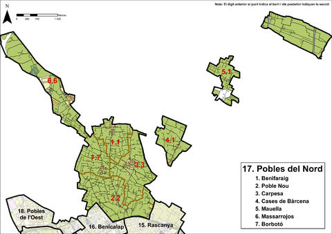 Poblats del Nord district, Valencia