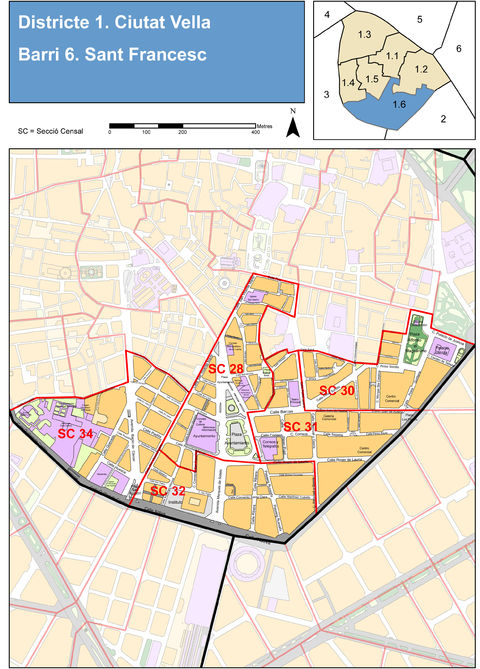 Neighborhood of Sant Francesc, Valencia