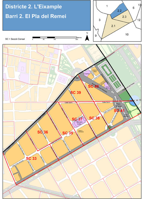 Neighborhood of El Pla del Remei, Valencia