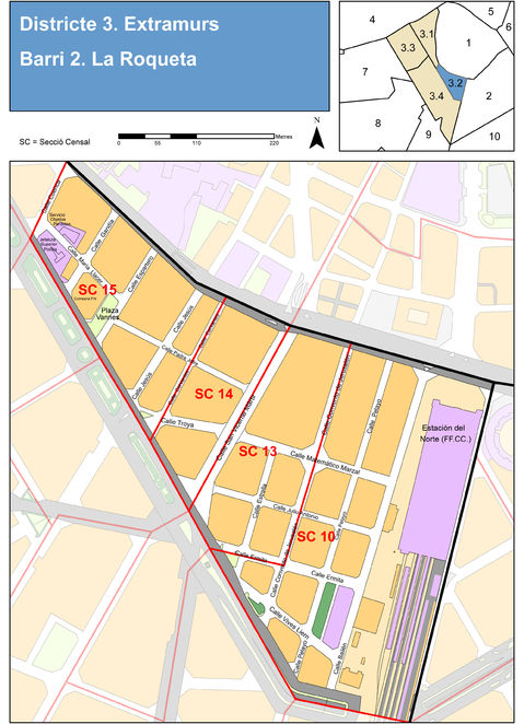 Neighborhood of La Roqueta, Valencia