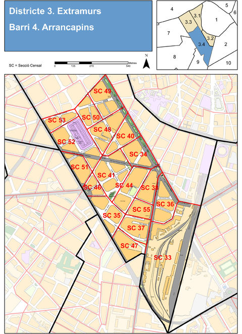 Neighborhood of Arrancapins, Valencia