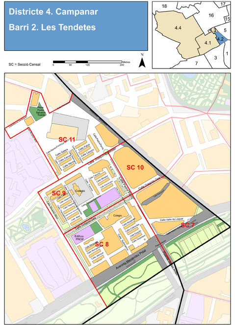 Neighborhood of Les Tendetes, Valencia