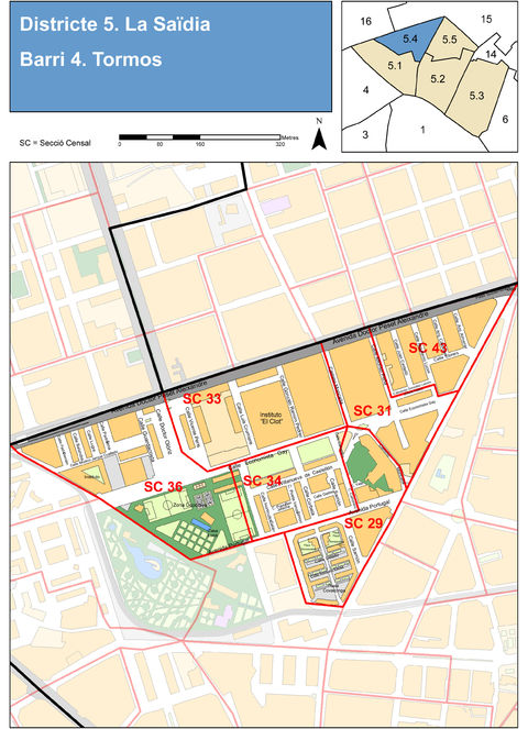 Neighborhood of Tormos, Valencia