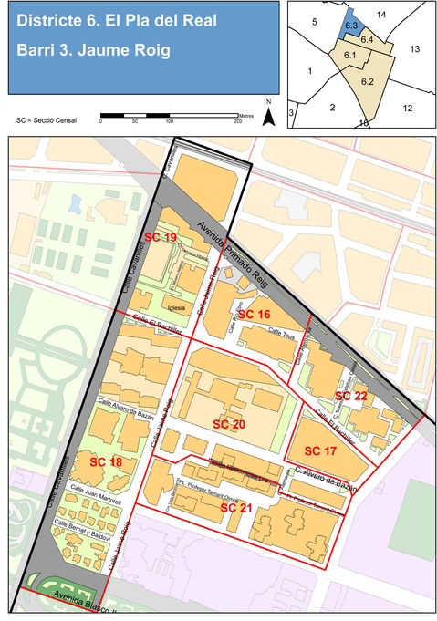 Neighborhood of Jaume Roig, Valencia