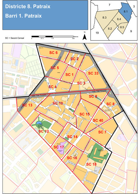 Neighborhood of Patraix, Valencia