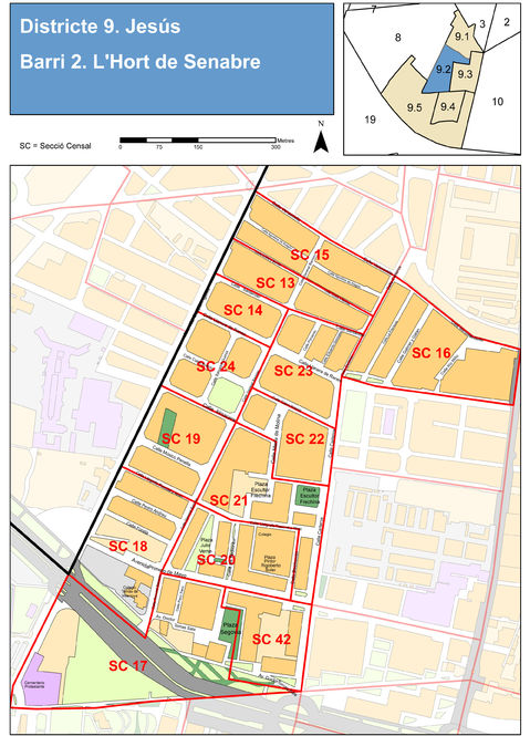 Neighborhood of Senabre, Valencia