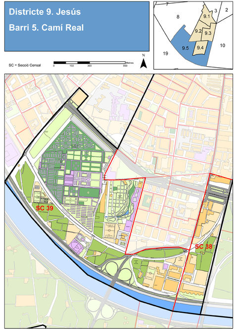 Neighborhood of Camí Real, Valencia