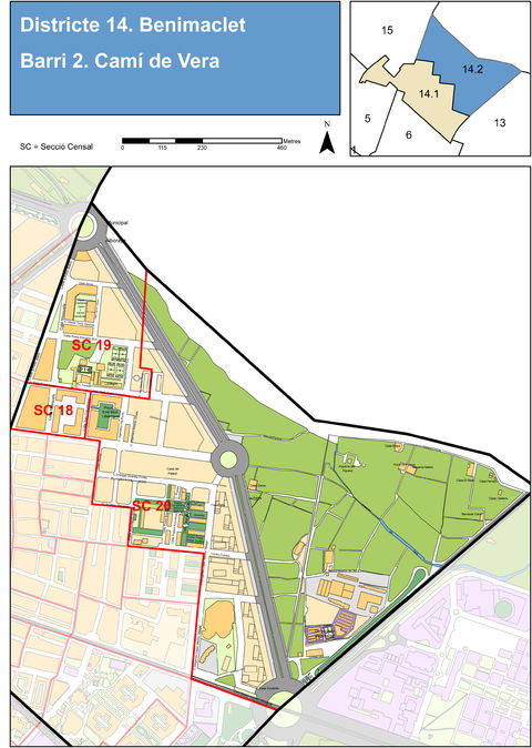 Neighborhood of Camí de Vera, Valencia