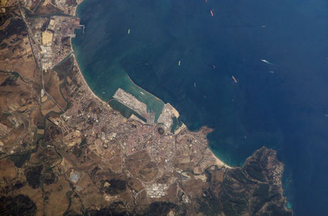 Satellite map of Algeciras 2002