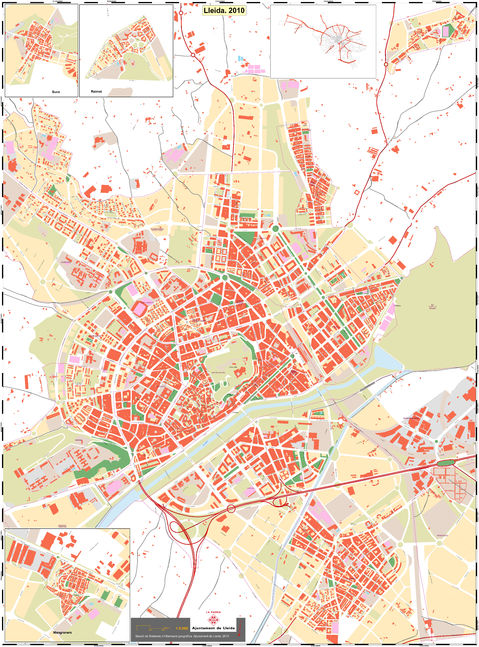 Lleida map 2010