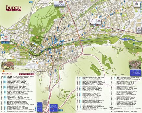 Map of Burgos 2008