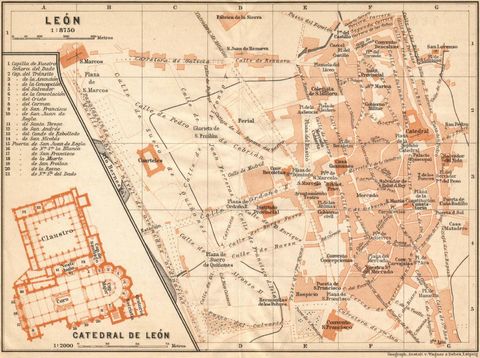 León map 1901