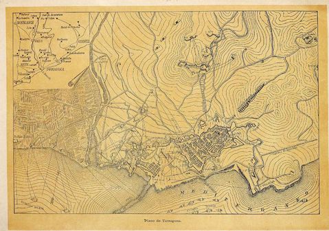 Map of the siege of Tarragona 1811