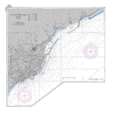 Port of Santa Cruz de Tenerife nautical chart