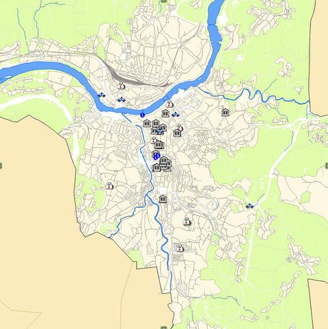 Ourense map