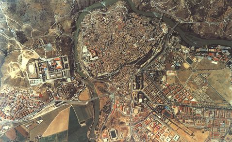 Fotografía aérea de Toledo