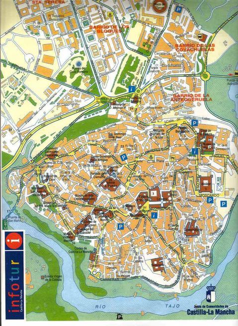 Toledo map