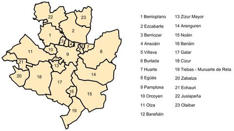 Pamplona metropolitan area