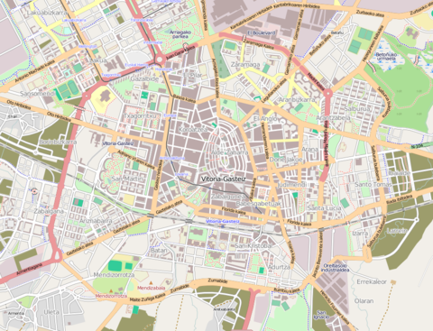 Vitoria-Gasteiz map