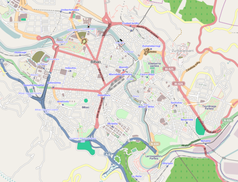 Bilbao map