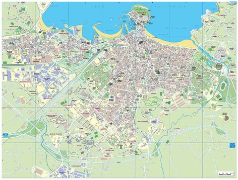 Mapa de Gijón