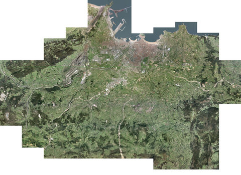 Orthophoto of Gijón