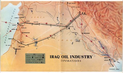 Iraq Oil Industry Operations 1953