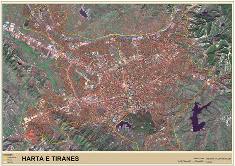 Orthophoto of Tirana 2007