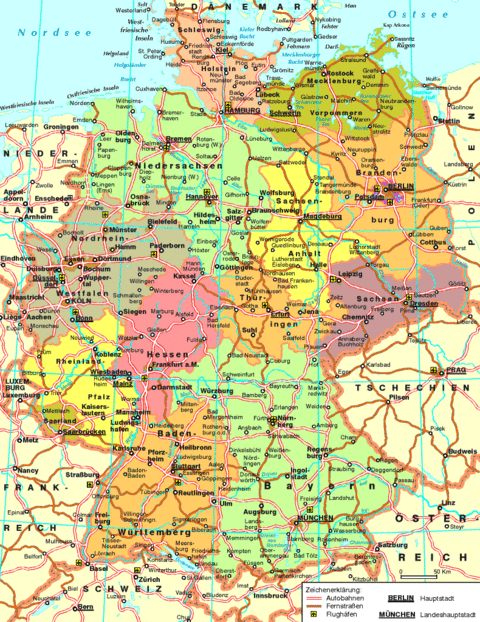 Germany road map