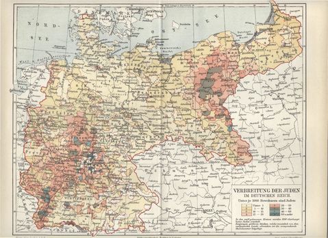 Jews in the German Reich 1890