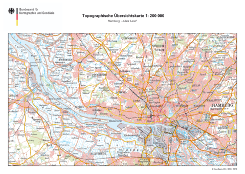 Hamburg map 2010