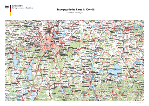 Mapa de Múnich 2010