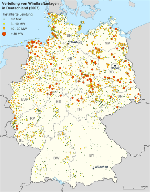 Parques eólicos de Alemania 