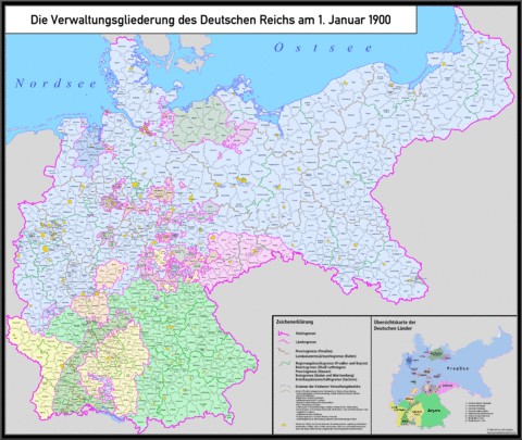 German Empire in 1900