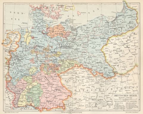 German Empire in 1900