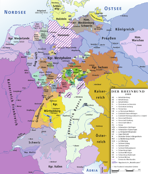 Confederation of the Rhine 1808