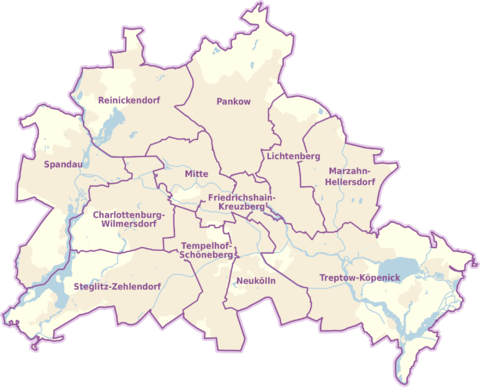 Berlin and its districts 2010