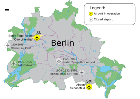 Aeropuertos de Berlín 2009