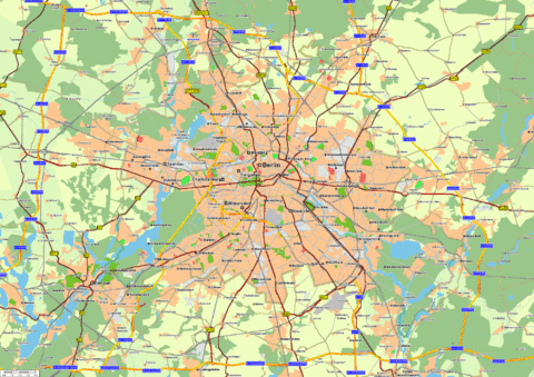 Mapa de Berlín