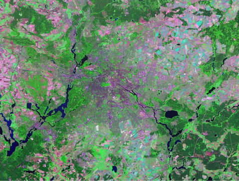 Satellite view of Berlin