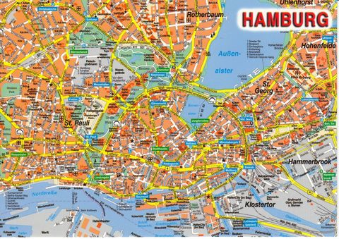 Hamburg map