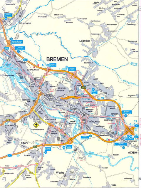 Mapa de Bremen